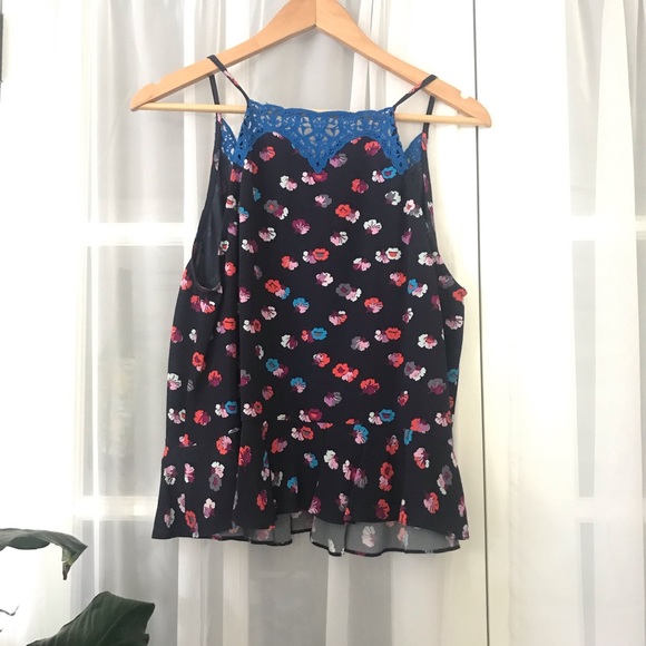 Rebecca Taylor Sakura Floral and Eyelet Cami - Picture 6 of 11